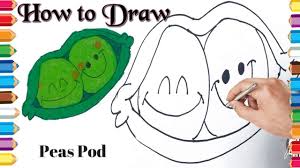 How To Draw Funny Peas In A Pod Drawing Learn Colors For Kids Learning For Baby Coloring Book Https Youtu Coloring For Kids Learning Colors Funny Pictures
