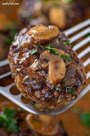Easy to make with a restaurant trick for an extra tasty gravy! Easy Homemade Salisbury Steak Recipe Belly Full