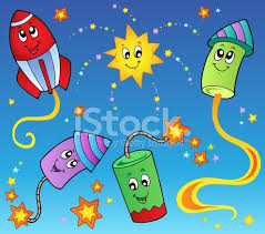 Aquí encontrarás los mejores juegos para toda la familia. Tema De Los Fuegos Artificiales De Dibujos Animados 2 Vectores En Stock Freeimages Com