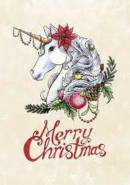 Download Christmas Unicorn Unicorn Illustration Christmas Unicorn Unicorn Wallpaper