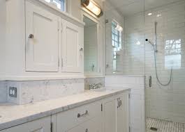 Browse our expansive collection of ready to assemble (rta) bathroom vanities and get the beautiful look and durability of custom vanities for a fraction of the cost by assembling the vanities in your home. Jas Design Build Built In Bathroom Storage Chic Medicine Cabinets Laurel Home