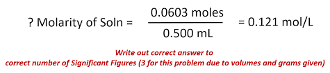 If a 0.075 liter solution c. Ch150 Chapter 7 Solutions Chemistry