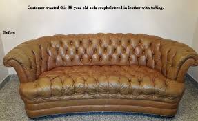 All work done by us carries a long term guarantee. Leather Sofa Reupholstered