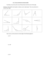 Check spelling or type a new query. Measuring Angles With A Protractor Teaching Resources
