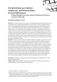 The world bank participation sourcebook. Pdf The World Bank As A Political Intellectual And Financial Actor It S First Half Century