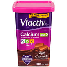 Viactiv Calcium Vitamin D3 Supplement Soft Chews Milk