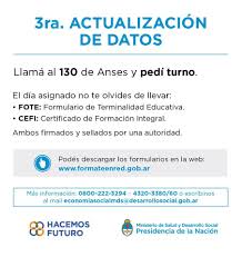5 cómo conseguir un turno de anses vía online. Hacemos Futuro Recorda Pedir Turno Para La Tercer Actualizacion De Datos En Anses A Traves Del 130 O Ingresando A Www Anses Gob Ar Turnos Opcion Encuesta Hacemos Futuro Facebook