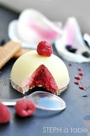 Dome Chocolat Blanc Framboises Dome Chocolat Gateaux Et Desserts Recettes Sucrees