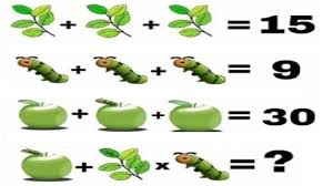 Find the apple in picture puzzle answers. Caterpillar Apple Leaf Puzzle Viral Maths Youtube