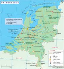 Satellite image of nederland, netherlands and near destinations. Netherlands Map