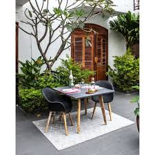 Salon de jardin table à extension salon de jardin en résine tressée salon de jardin en aluminium choisir sa table de jardin. Ensemble Repas De Jardin 2 Personnes Table 100x100 2 Fauteuils Plateau Fibre De Ciment Gris Clair Achat Vente Ensemble Table Et Chaise De Jardin Mobilier Jrd 1 Table 2 Ftls Cdiscount