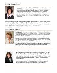 Keynote Speaker Profile Career Speaker Profiles