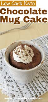 Quick Easy Low Carb Keto Chocolate Mug Cake Recipe Keto Chocolate Mug Cake Dessert Recipes Easy Dessert Recipes