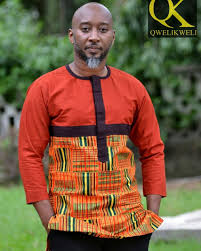 Voici 4 photos de pagne pour célébrer la journée internationale de la femme. Boubou African Shirts For Men African Men Fashion African Dresses Men