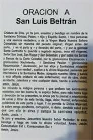 Alejar , exorcismo , hechizo , magia , malas personas , malas vibras , ocultismo , oración a san luis beltrán contra el mal de ojo , san luis beltrán. San Luis Beltran Oracion Ninos Nar Media Kit