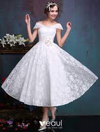 Das video zeigt brautkleider 2016 kurz. Kurz Schone Hochzeitskleider 2016 Weg Von Der Schulter Weissen Spitzen Brautkleid Mit Blumenflugel