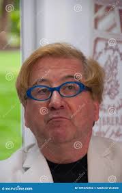 Portrait of Luis Antonio De Villena, at the Madrid Book Fair Editorial  Image