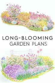 Long Blooming Garden Plans In 2020 Flower Garden Plans Perennial Garden Plans Garden Planning