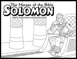 Digitally hand drawn coloring page of king solomon. 34 King Solomon Coloring Sheets Zsksydny Coloring Pages