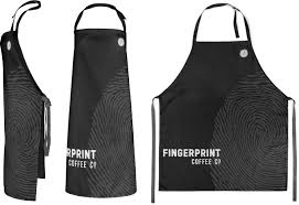 Showcase your apron design with this free mockup in a realistic look. Branded Apron Design Mockup Inspiration For A Barista And Coffee Startup Coffee Branding Brand Apron Designs Branded Aprons Coffee Branding