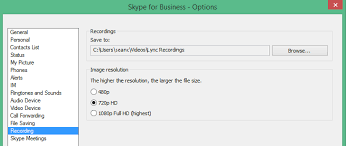Mouse over the send to option. Skype For Business Recording Location And Resolution Skype For Business