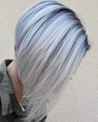 Snow Hair Is The Icy Blonde Trend Taking Over Instagram White Hair Color Silver White Hair Blue Grey Hair