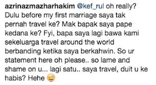 Azrinaz mazhar hakim teruja, areesya malaykha hadir selepas 11 tahun menanti. Didakwa Bajet Kaya Dengan Duit Kerabat Brunei Ini Respon Cool Azrinaz Mazhar Hakim