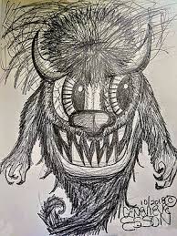 See more ideas about monster drawing, monster art, illustration art. Scary Monsters Drawings Fine Art America