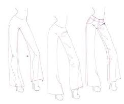 How To Draw Folds Pants I Draw Fashion Sketsa Model Pakaian Model Pakaian Sketsa