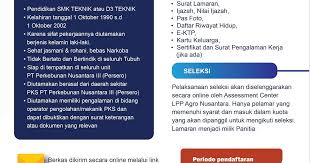 We did not find results for: Lowongan Kerja Bumn Terbaru Di Pt Perkebunan Nusantara Iii Persero Tbk Banjarmasin Oktober 2020