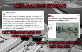 Kuala lumpur, aug 26 — construction company bucg (m) sdn bhd has suspended works on its hotel project, pending advice from the authorities following a freak accident where a crane hook fell and killed a motorist. Anti Semua Salah Umno Assu Kantoi Kerajaan Dap Bohong Lagi Crcc Spv Skandal Terowong Pada 4 Mac 2013 Buletin Mutiara Portal Rasmi Kerajaan Dap Pulau Pinang Telah Menyiarkan