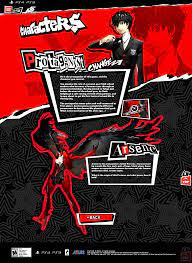 Persona 5 Website Character Detail Page Persona 5 Persona Web Development Design