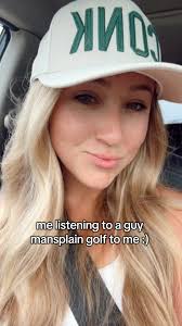 Joueuse Golf Mansplaining