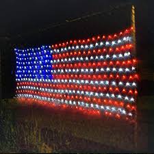Great for decorating hedges, bushes, shrubs, or our led net lights are molded into the sockets and cannot be removed. American Flag Led Net Lights Usa Flag Net Hanging Light Waterproof Outdoor Light String Lights Fairy Lights Uniforce Home Garden