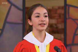 Warwick girl celebrates Songs of Praise Young Chorister of the Year triumph