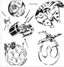 Image Result For Simple Star Wars Tattoo Star Wars Tattoo War Tattoo Star Wars