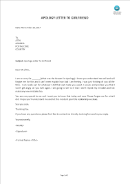 Apologizing isn't as awkward as it is made out to be. å…è´¹apology Letter To Girlfriend æ ·æœ¬æ–‡ä»¶åœ¨allbusinesstemplates Com