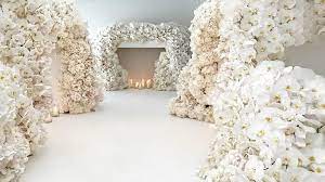 But you should also know this about the florist: A Million White Flowers For Lavish 6 Million Wedding