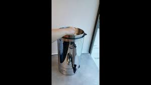 C'est cet appareil imposant que l'on aperçoit dans les hôtels. Utilisation Percolateur Professionnel Alpinox Youtube