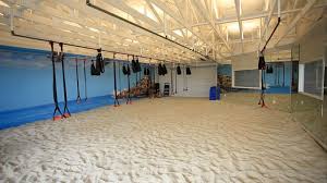 This Gym Filled The Room With Sand To Make Workouts More Challenging Sand Floor Gym Facilities Gym Design