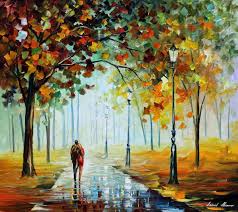 Fall Love Oil Painting