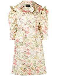 simone rocha floral brocade coat green simone rocha fashion long sleeve dress