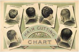 barber chart hair chart print cutting chart hair barber barber cutting hair chart cutting chart hair pompadour commodore military