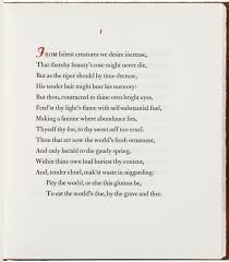 Sonnet 1 Shakespeare Sonnets Writing Words Words