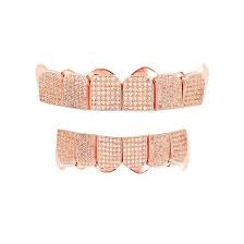 Find out how you can bring k9 grillz into your boarding, daycare, training, or veterinary facility, drop us a note from your business email account so that we can send you our new client package. Custom Sterling Silver Iced 8pc 14k Rose Gold Plating Lab Diamond Gril Fanatics365
