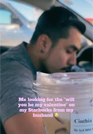 Searching for Starbucks Valentine's Day Drink