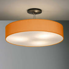 Perfect for an industrial look in any room. Orange Ceiling Light Swasstech
