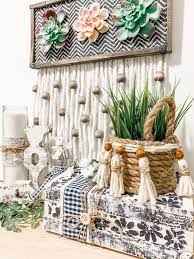 0:00 intro 0:29 vase 4:27 macramé wall. Dollar Tree Boho Farmhouse Diy Farmhouse Style Diy S