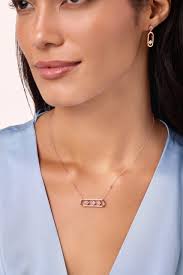 amara rose gold diamond pendant flower amethyst