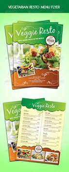 Vegetarian Resto Menu Flyer Can Be Used For Vegetarian Resto Salad Bar Cafe Restaurant Etc Menu Flyer Restaurant Menu Card Menu Card Design